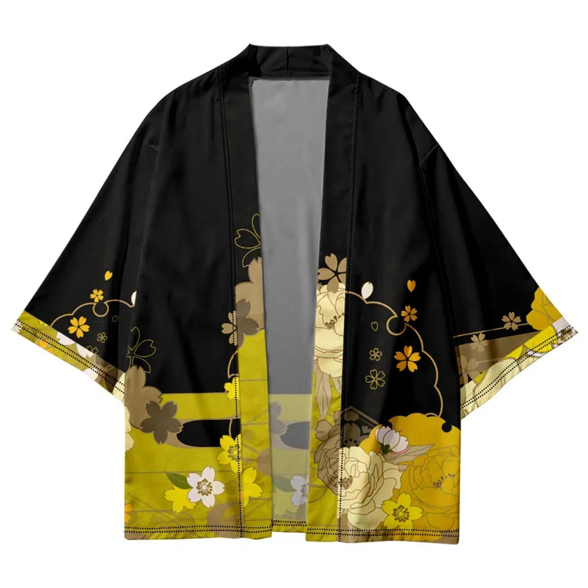 Kimono Cardigan Women - Japanese Traditional Cardigan Robe Men and