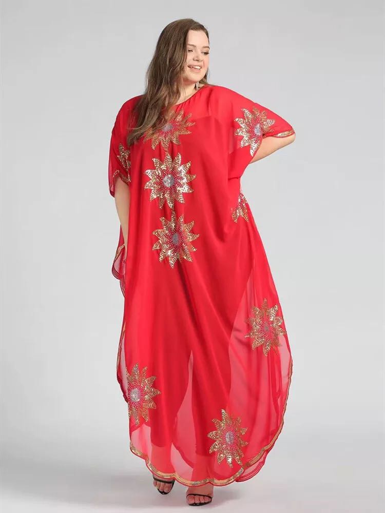 Women'S Fashion Quick Delivery - New African Women'S Fashion Gold Sequins