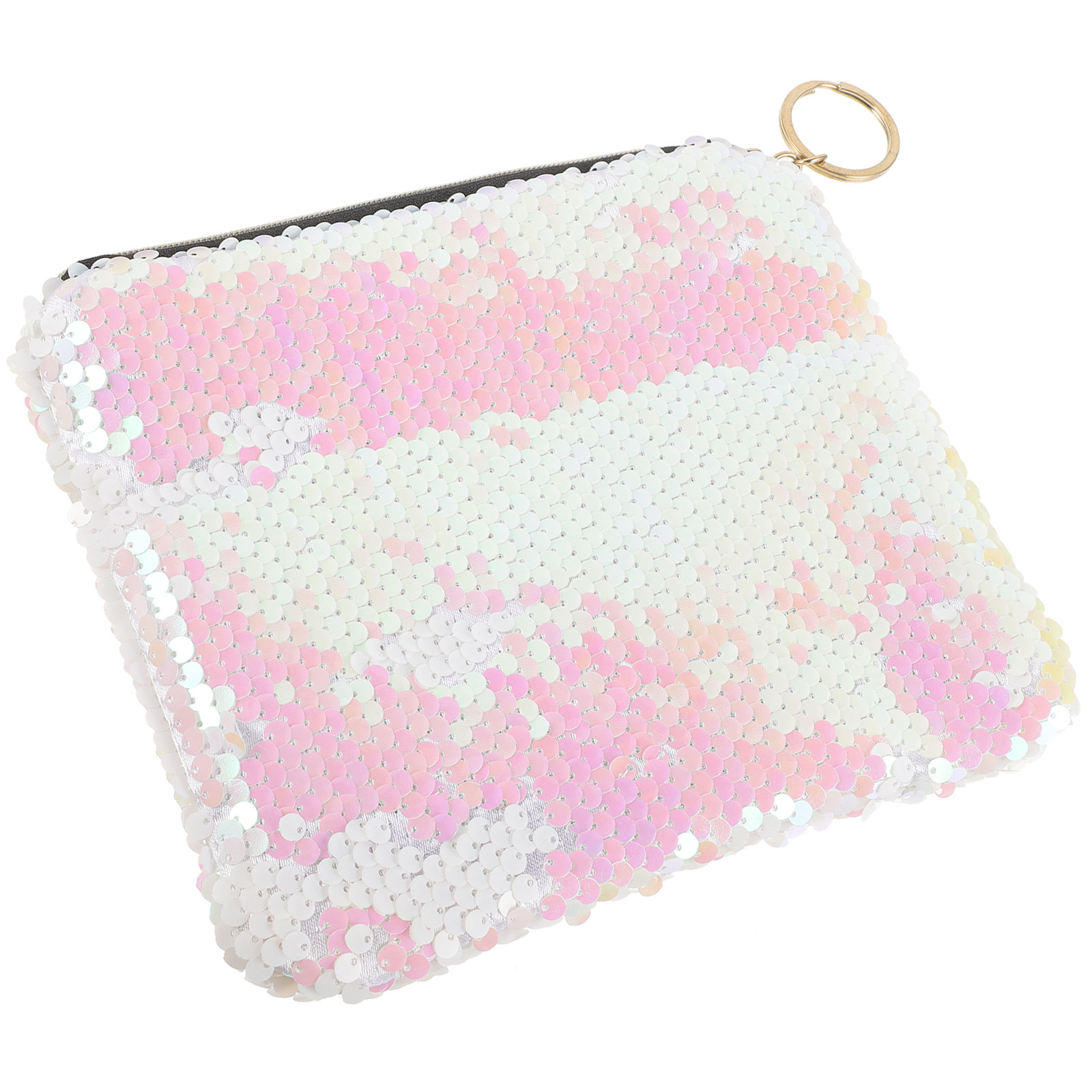 Coin Purse Women - 1pcs Sequined Pink Durable Makeup Pouch