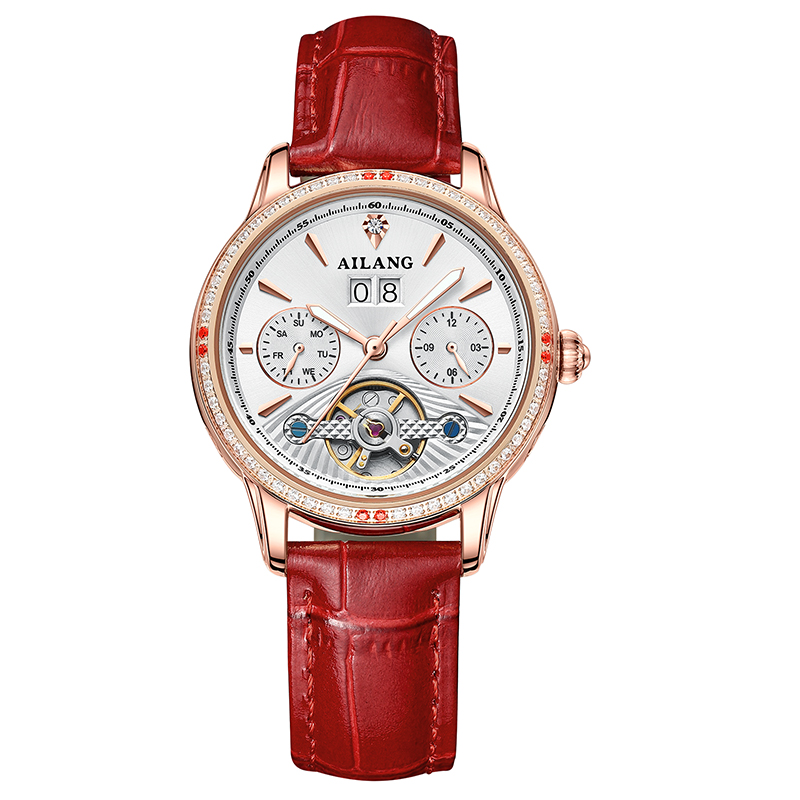 Women'S Fashion Digital Watch - AILANG Women's Tourbillon Automatic Mechanical Watch