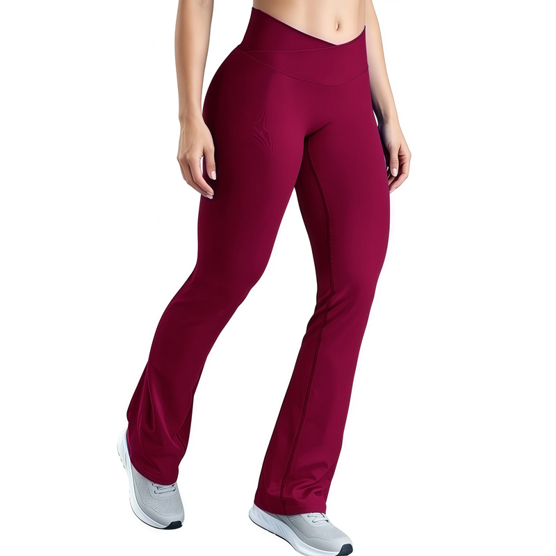 High Waist Leggings - HISTELLO Vision Flare Sports Leggings Women