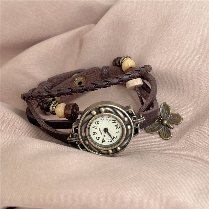 Women'S Fashion Digital Watch - Xiaoxiang Fashionable Retro Bracelet Chain Watch