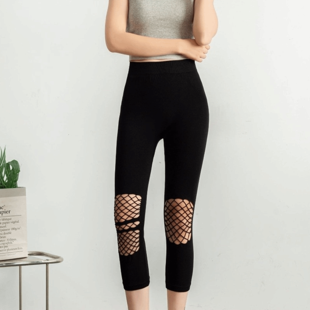 New Hollow Out Women's Mesh Le - огляд і ціна High Waist Leggings