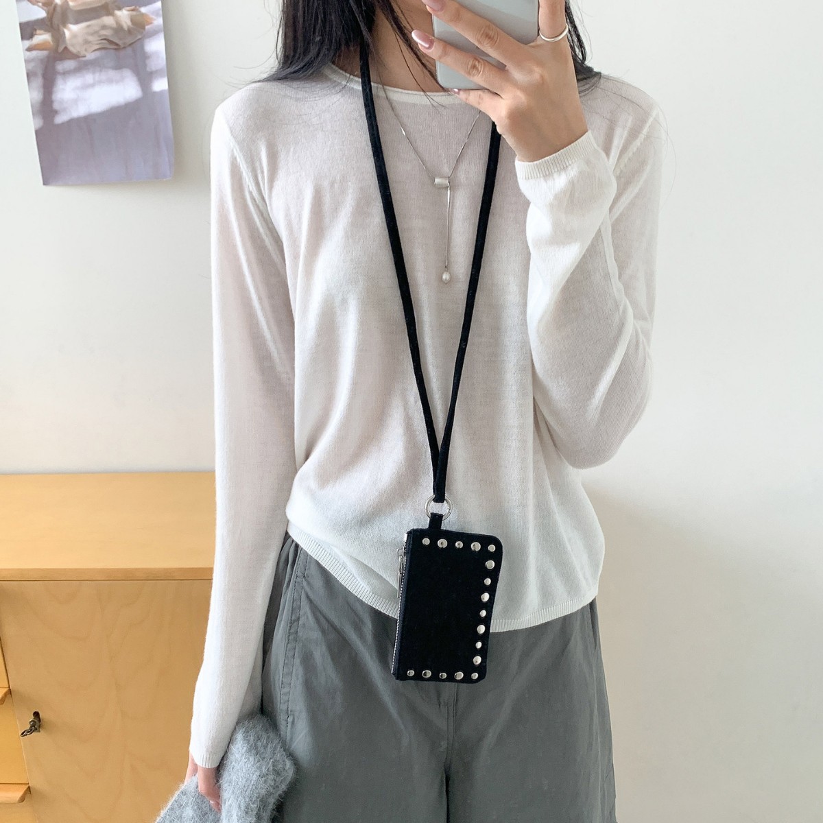 NEW Studded Shoulder Bag Mini  - огляд і ціна Coin Purse Women