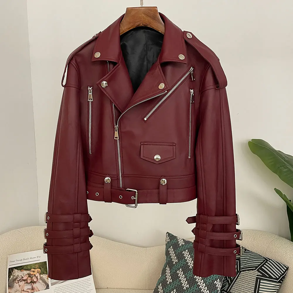 Women's Genuine Leather Utilit - огляд і ціна Women'S Fashion Utility Jacket