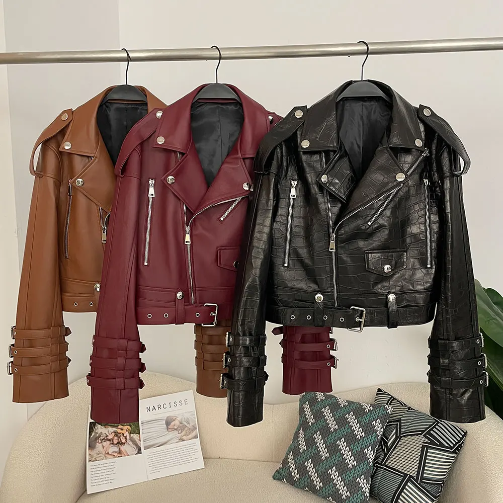 Women's Genuine Leather Utilit - огляд і ціна Women'S Fashion Utility Jacket