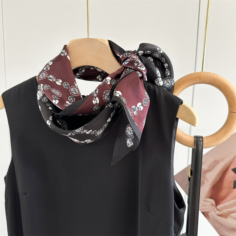 Jewelry Print 100% Silk Neck H - огляд і ціна Women'S Fashion Layering