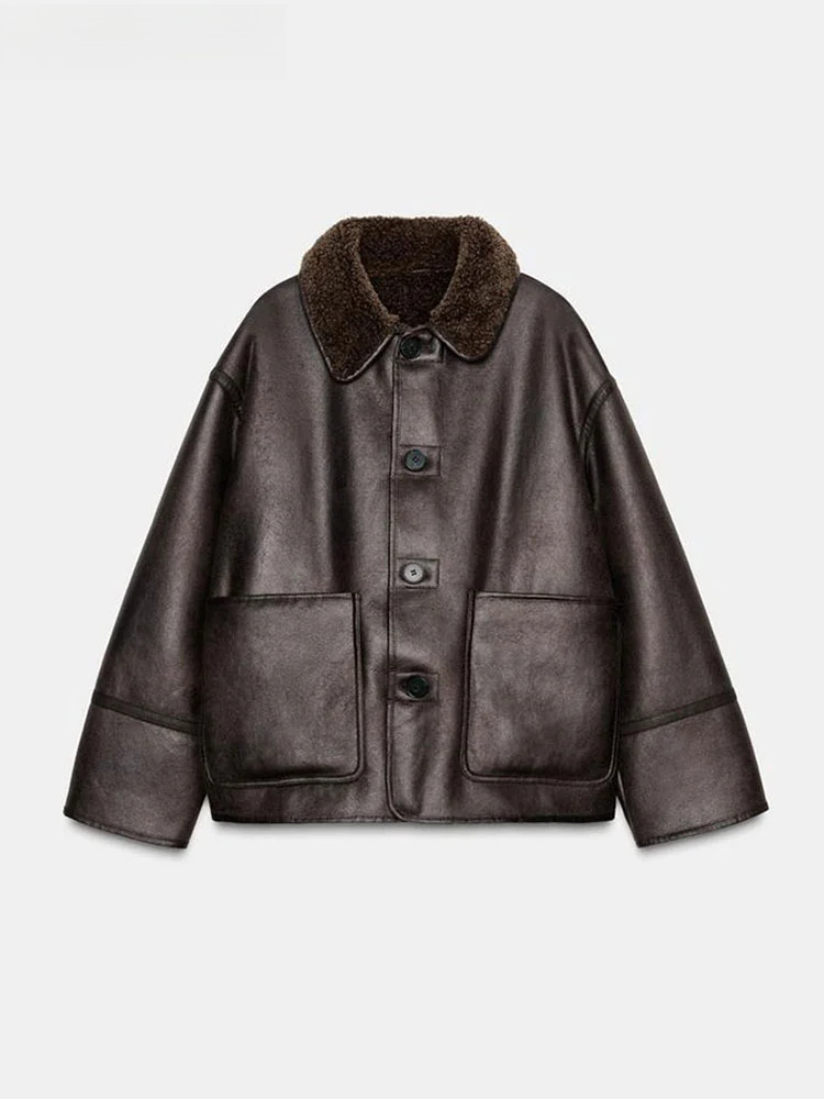 Fashion Double Sided Solid Jac - огляд і ціна Women'S Fashion Utility Jacket
