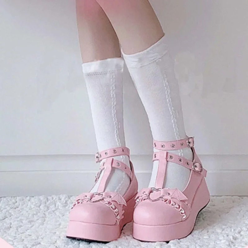 New Sweet Heart Buckle Wedges  - огляд і ціна Women'S Fashion Footwear