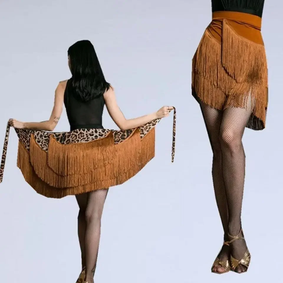 Latin Dance Skirt Leopard Prin - огляд і ціна Printed Wrap Skirt