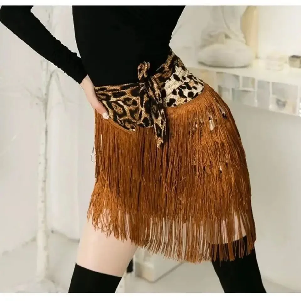 Latin Dance Skirt Leopard Prin - огляд і ціна Printed Wrap Skirt
