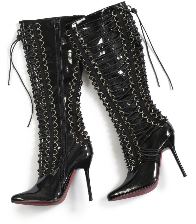 Patent Leather Cross Strap Poi - огляд і ціна Women'S Fashion Knee High Boots