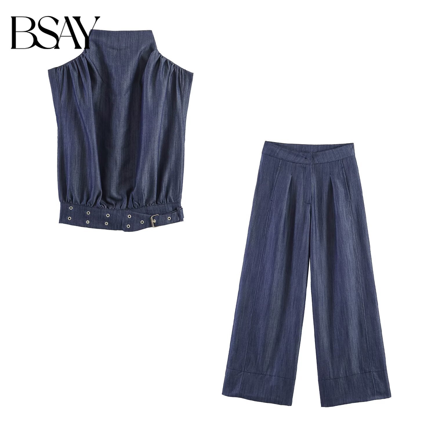 BSAY Fashion Women's Two Piece - огляд і ціна Wide Leg Palazzo Pants