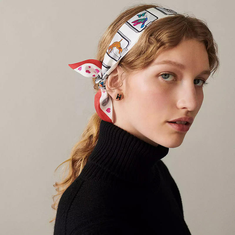 Small 100% Silk Neck Head Scar - огляд і ціна Women'S Fashion Layering