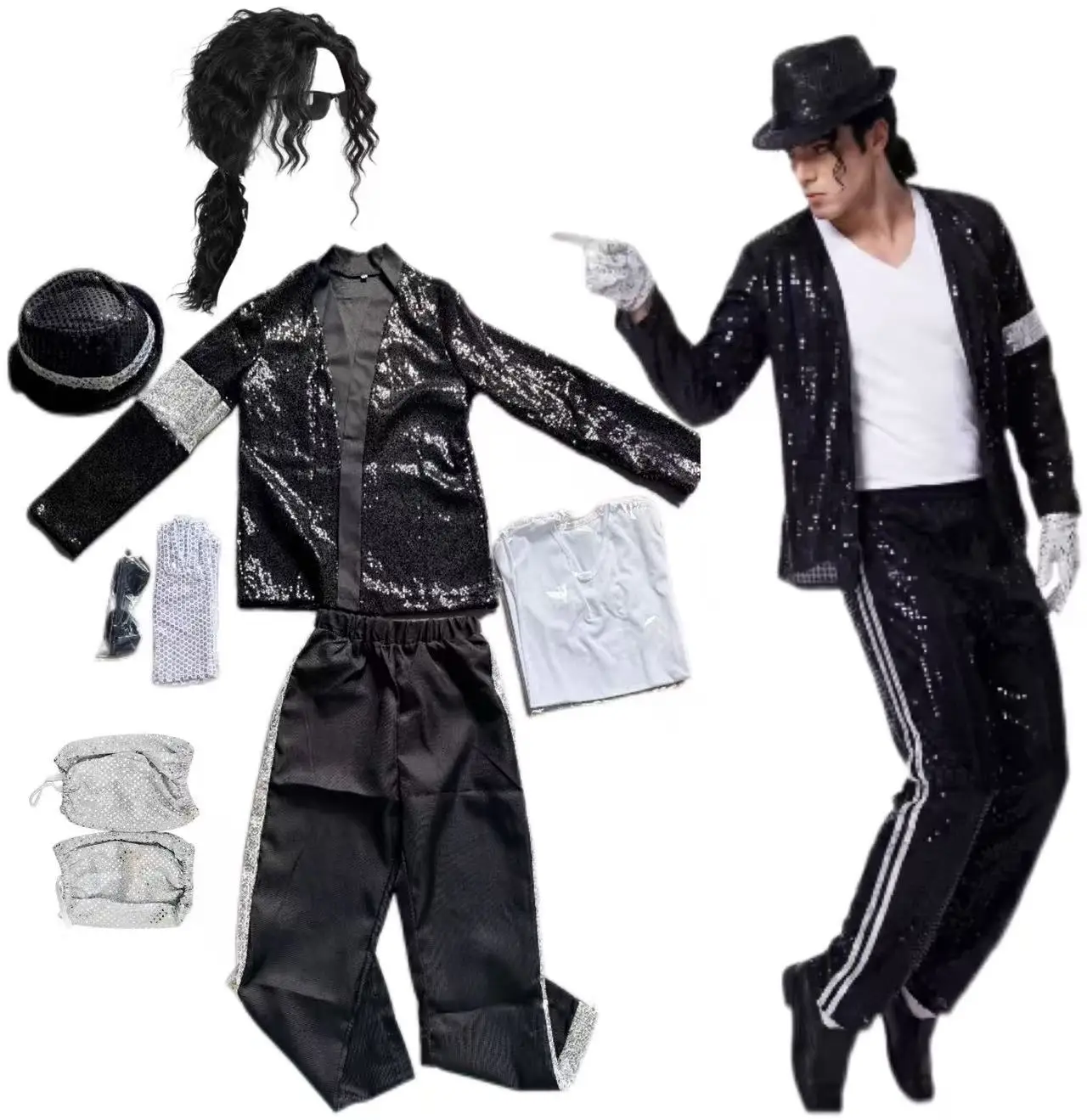 Adult Women Men 80s 90s Pop St - огляд і ціна Women'S Fashion From The 80S