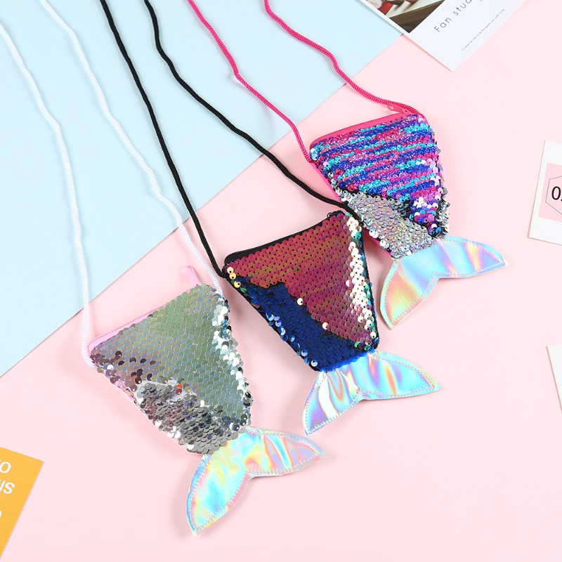 Sequin Coin Purse with Lanyard - огляд і ціна Coin Purse Women