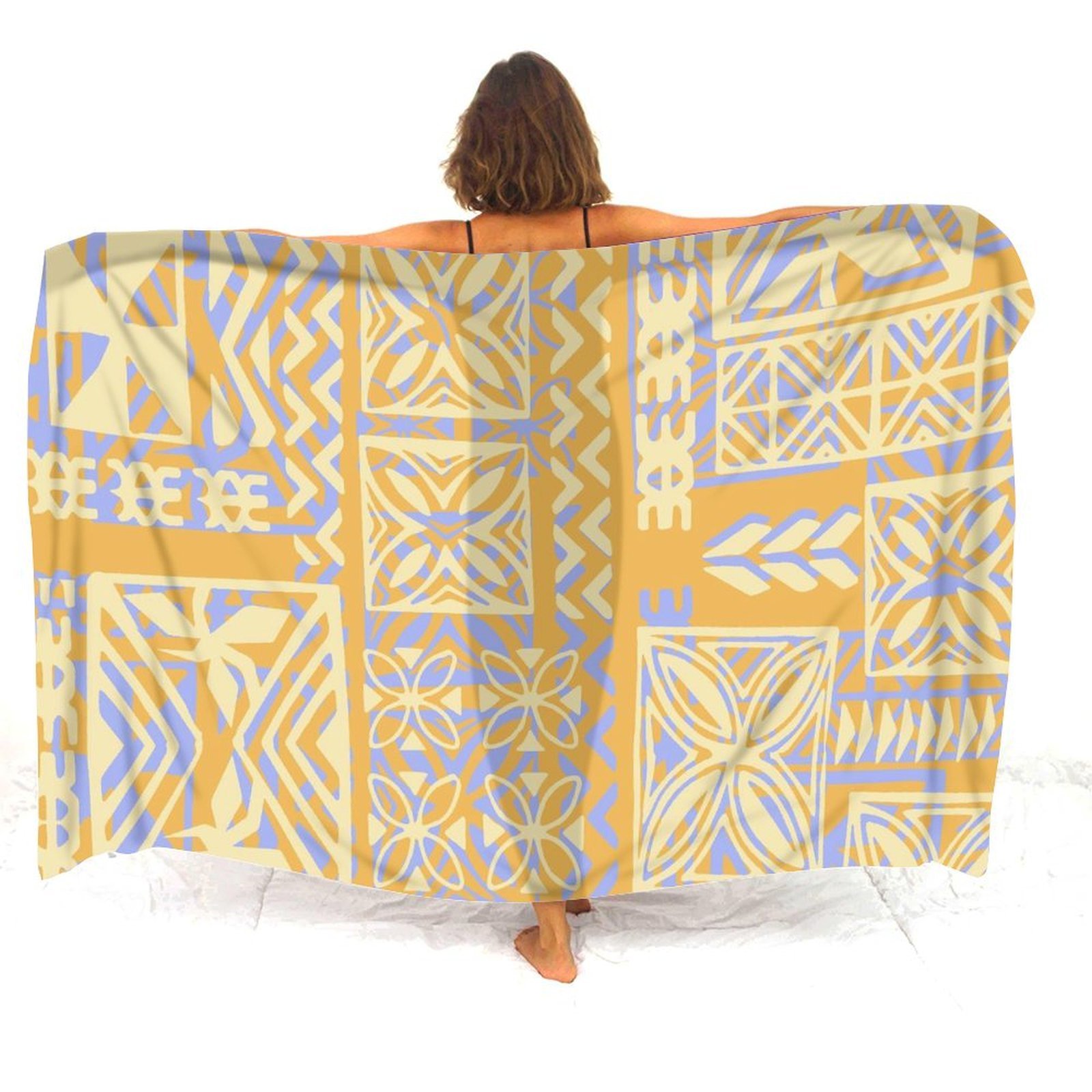 Polynesian Custom Puletasi Sun - огляд і ціна Printed Wrap Skirt