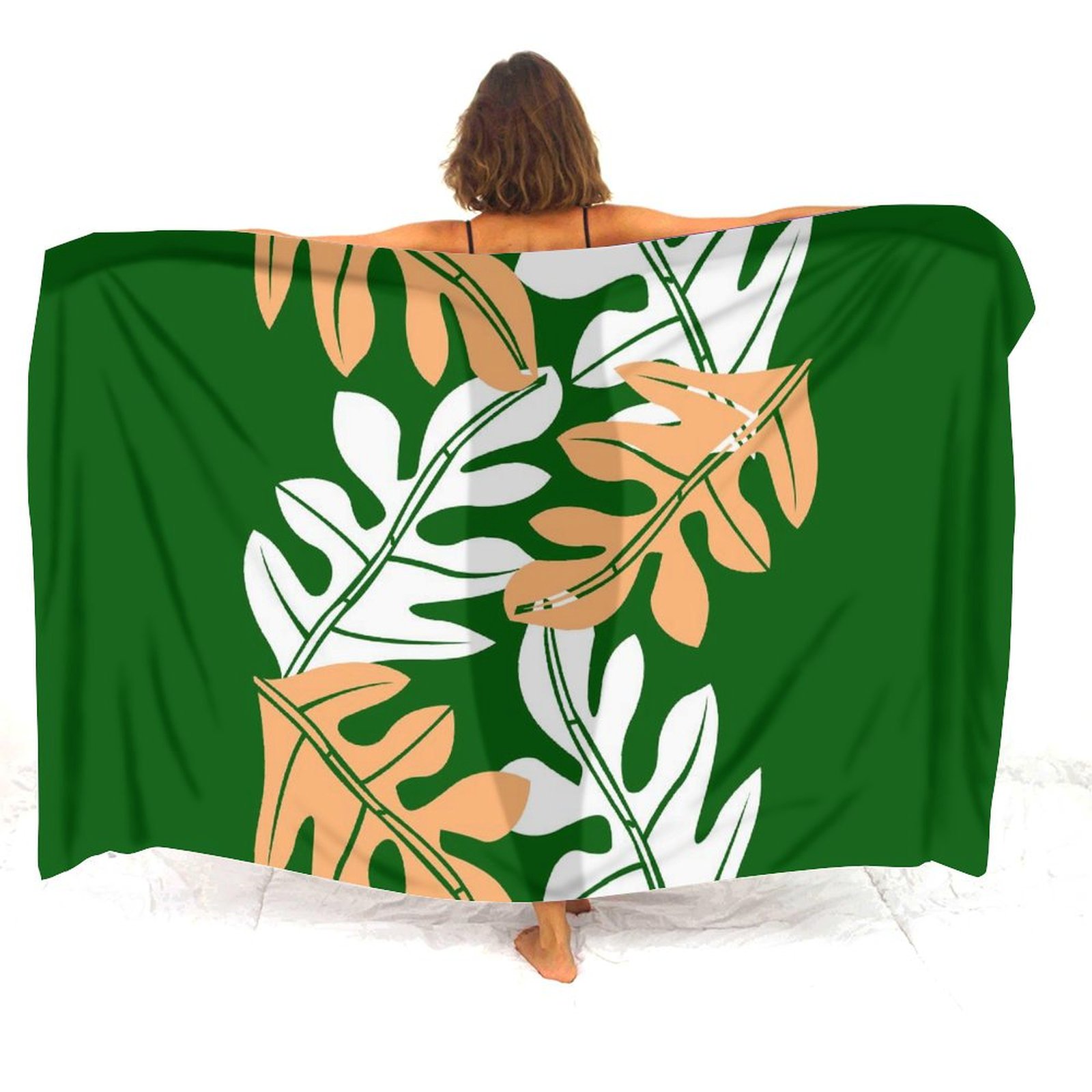 Customizable Polynesian Floral - огляд і ціна Printed Wrap Skirt