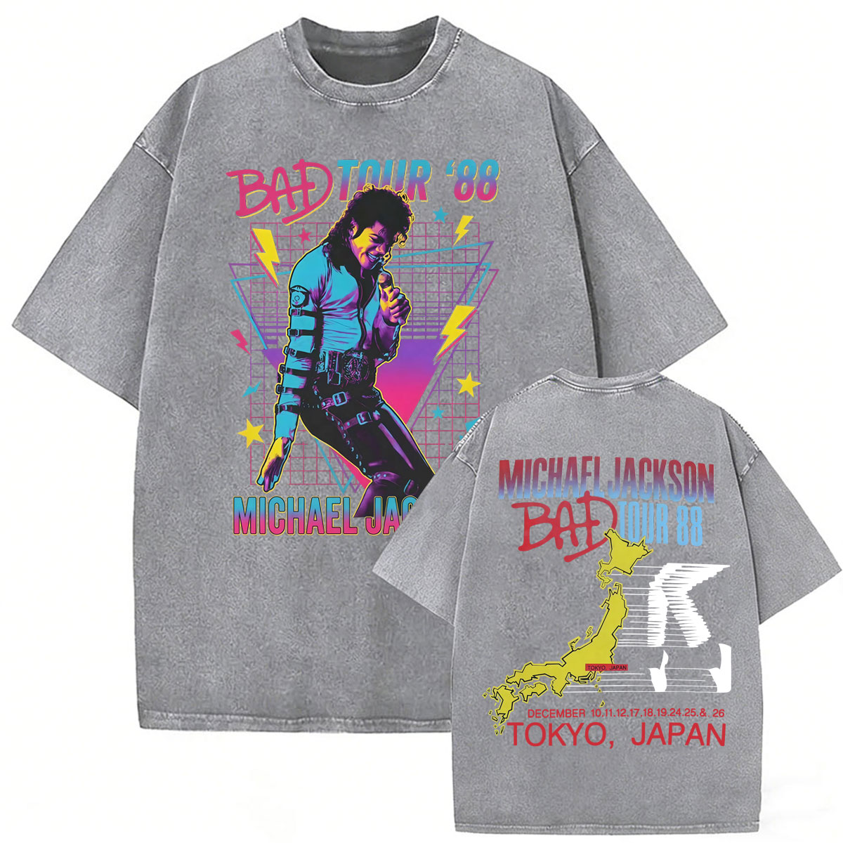 Vintage Washed King of Pop Bad - огляд і ціна Women'S Fashion From The 80S