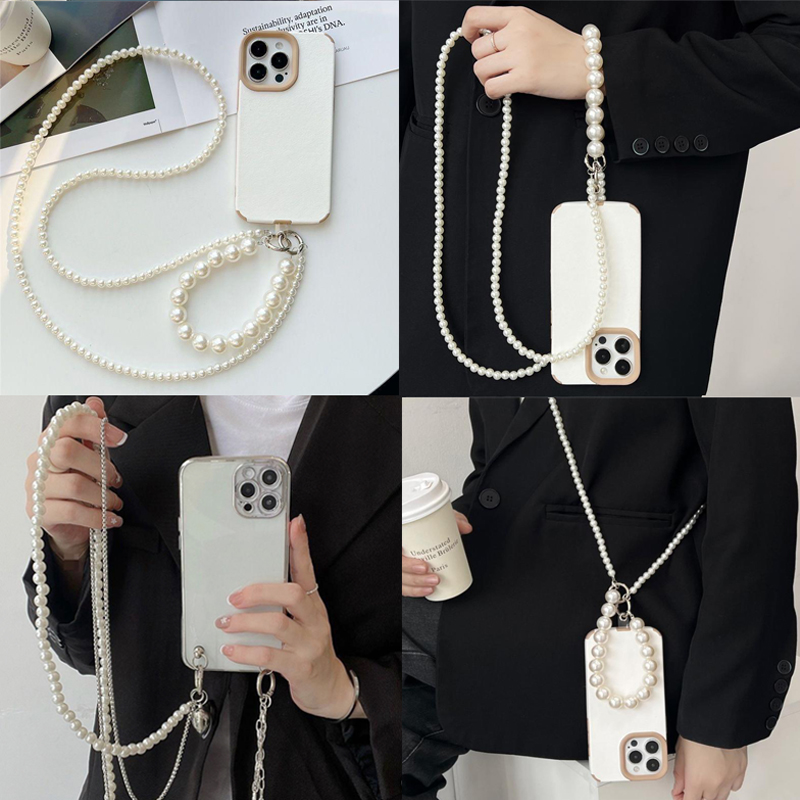 Cute Crossbody Y2K Pearl Phone - огляд і ціна Women'S Fashion Layering