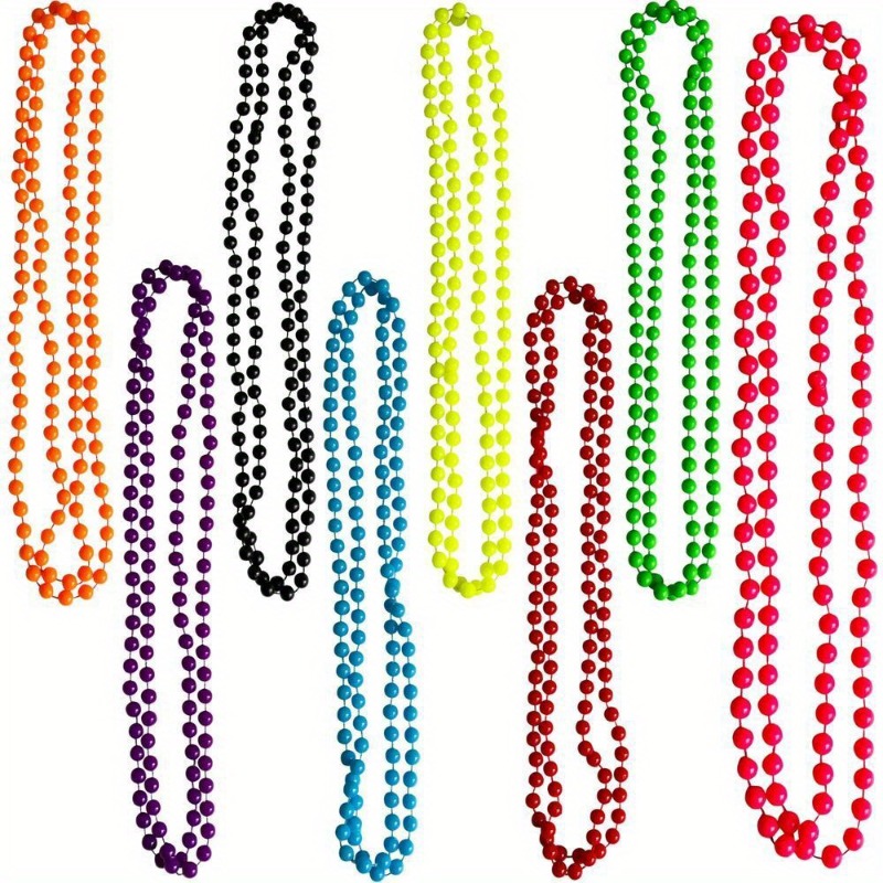 NEON BEADS NECKLACE 1980S 80S  - огляд і ціна Women'S Fashion From The 80S