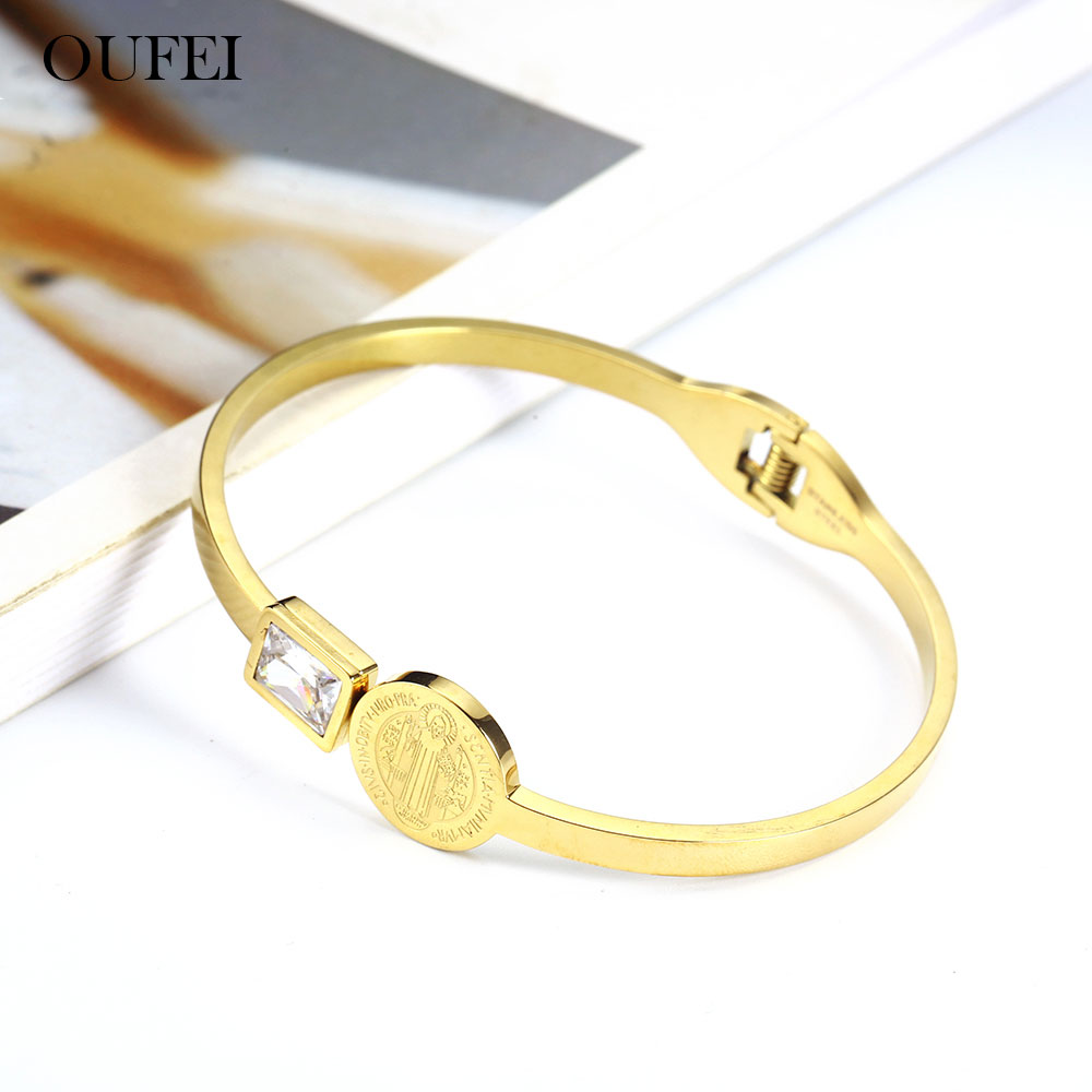 OUFEI Bangles Stainless Steel  - огляд і ціна Women'S Fashion Vogue