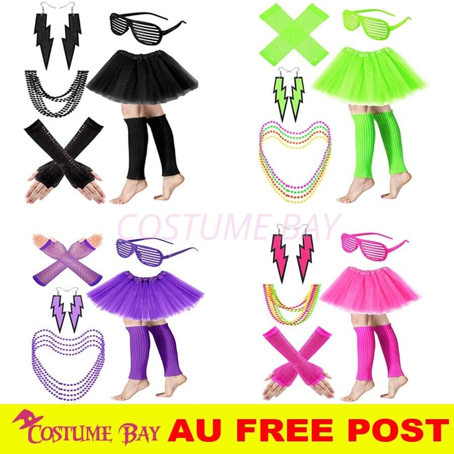 PESENAR Womens Neon 80s Tutu S - огляд і ціна Women'S Fashion From The 80S