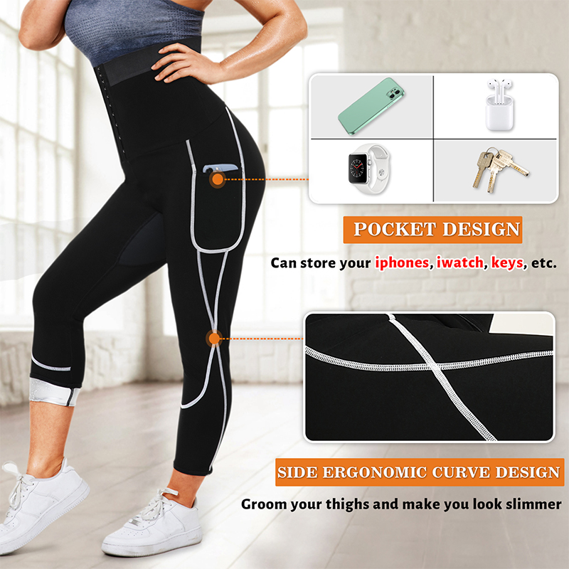 Sauna Sweat Pants for Women Hi - огляд і ціна High Waist Leggings