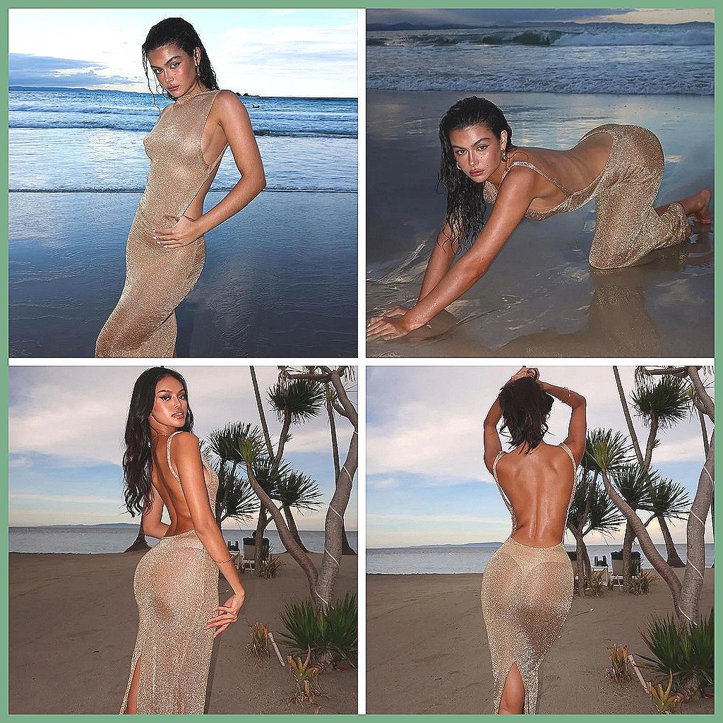 Shiny Backless Long Dress for  - огляд і ціна Bodycon Dress Women