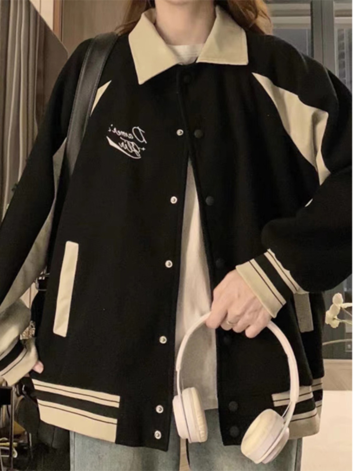 Baseball Jackets Girls With Le - огляд і ціна Women'S Fashion Utility Jacket