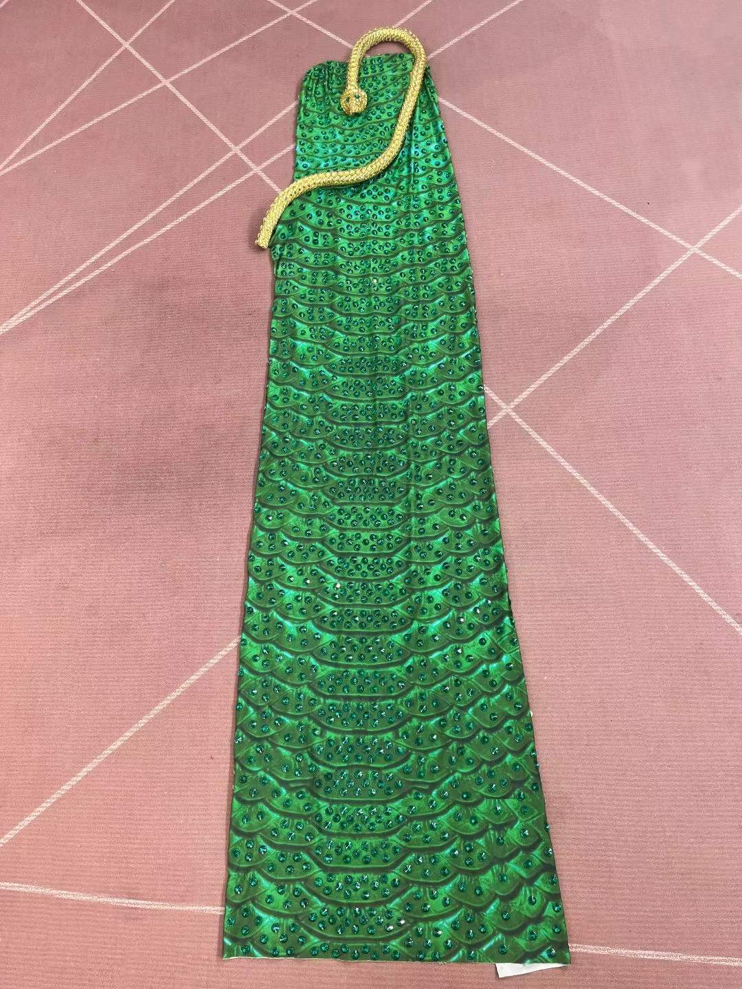 Sparkly Green Rhinestones Snak - огляд і ціна Women Fashion Designer Dresses Photos