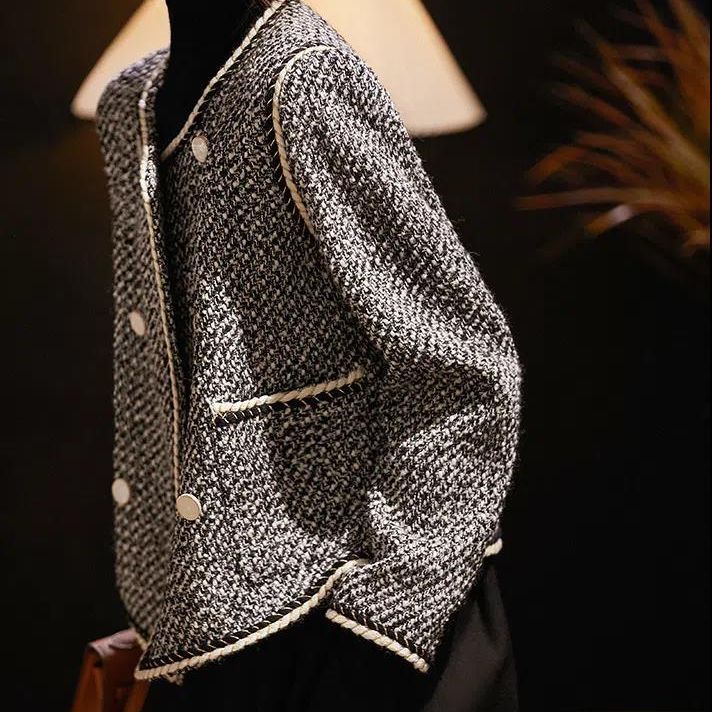 Tweed Jackets Woman White Shor - огляд і ціна Women'S Fashion Utility Jacket