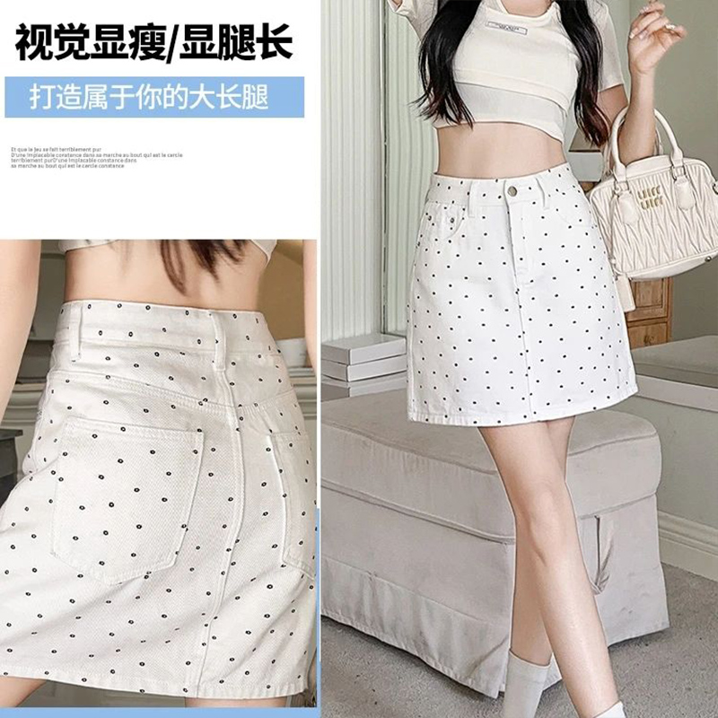 2026 Summer White Print High W - огляд і ціна Printed Wrap Skirt