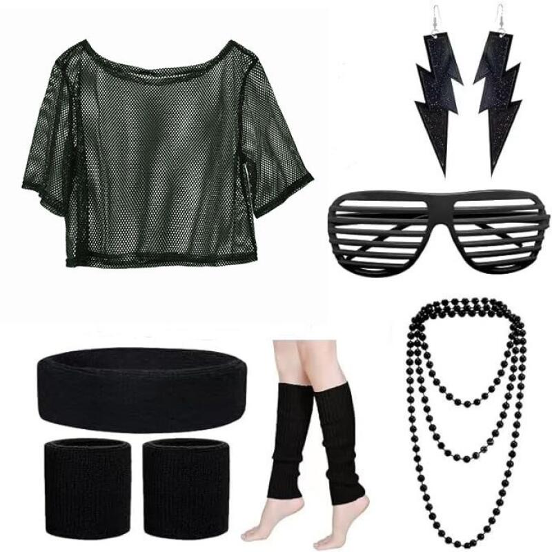 80s Hippie Disco Outfit Set Ne - огляд і ціна Women'S Fashion From The 80S