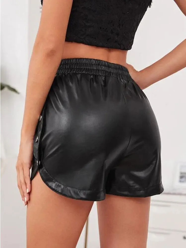 Women's Shorts Side Button Ope - огляд і ціна Women Fashion Open Now