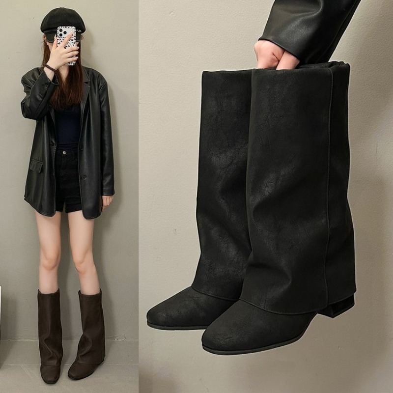 2026 New Square Head Vintage F - огляд і ціна Women'S Fashion Knee High Boots