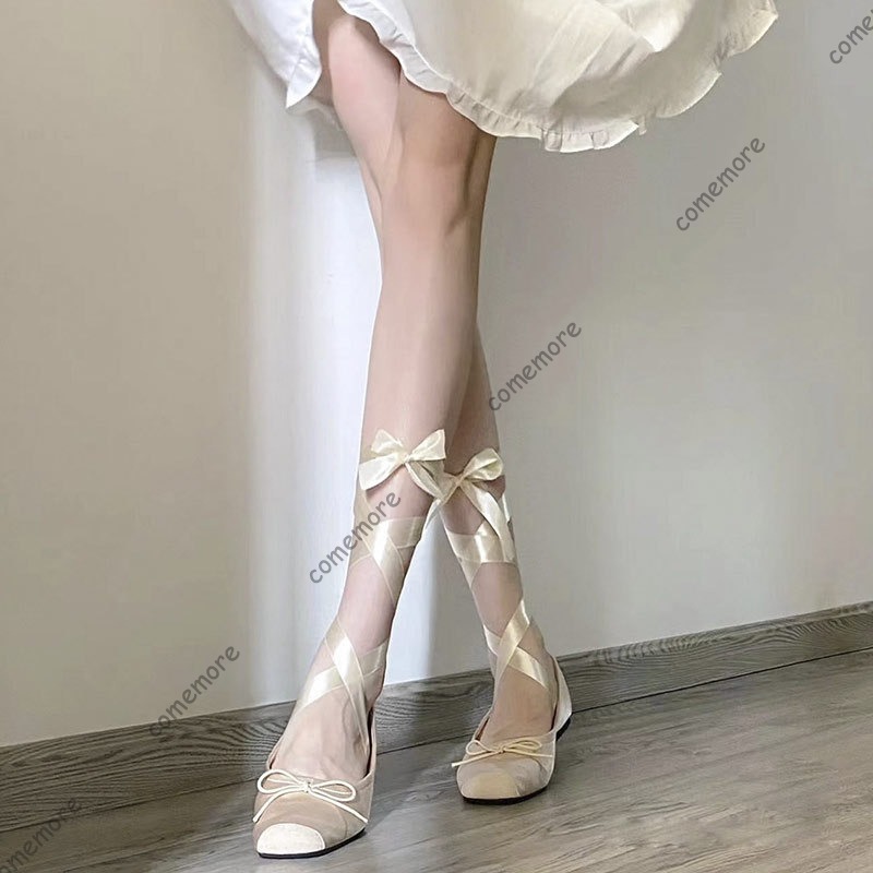 Women's Satin Ribbon Tie Balle - огляд і ціна Women'S Fashion Footwear