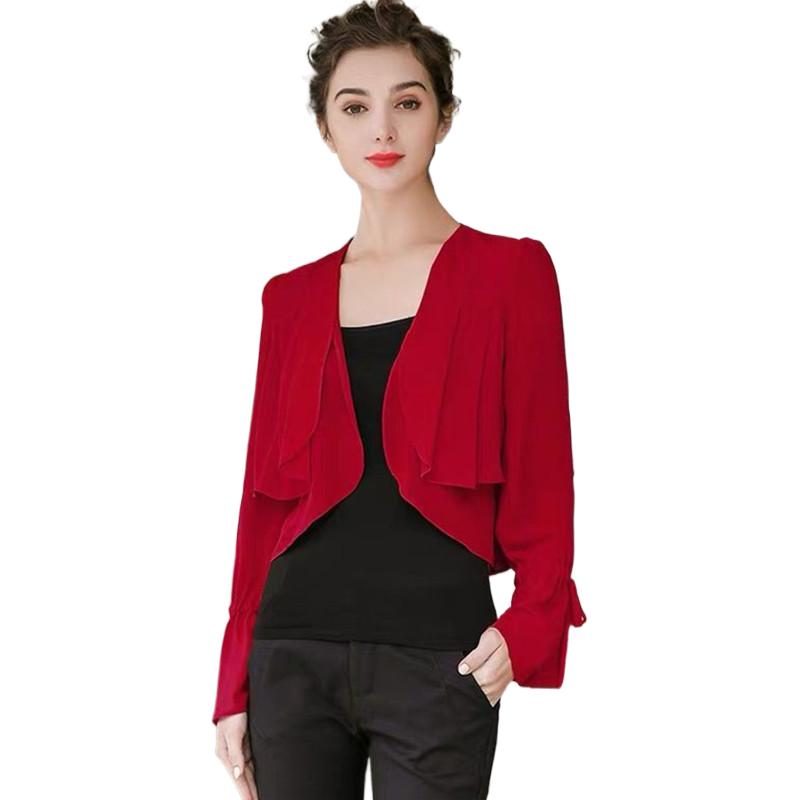 Women Ruffled Sleeve thin chif - огляд і ціна Kimono Cardigan Women