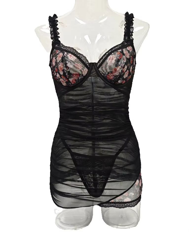 Women Lace Lingerie Dress Ruff - огляд і ціна Bodycon Dress Women