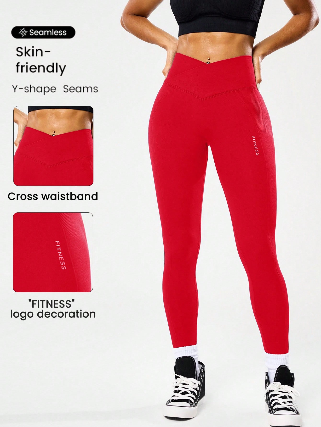 High-waisted seamless yoga leg - огляд і ціна High Waist Leggings