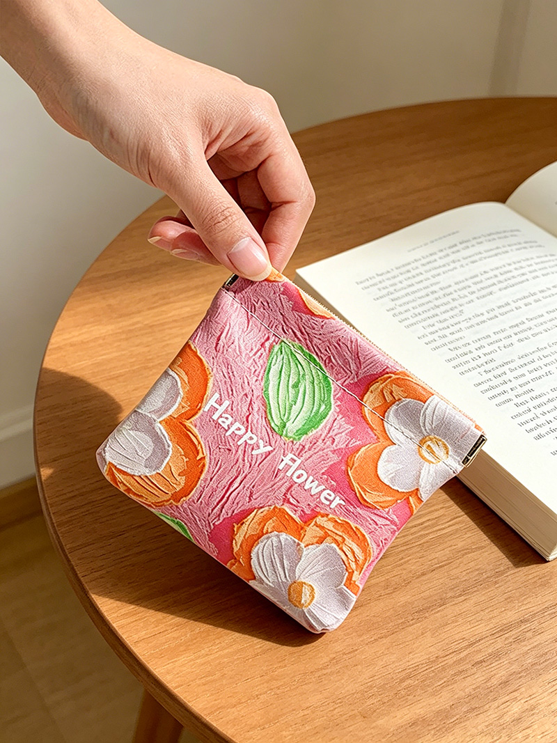 BUYLEMO Oil Painting Floral PU - огляд і ціна Coin Purse Women