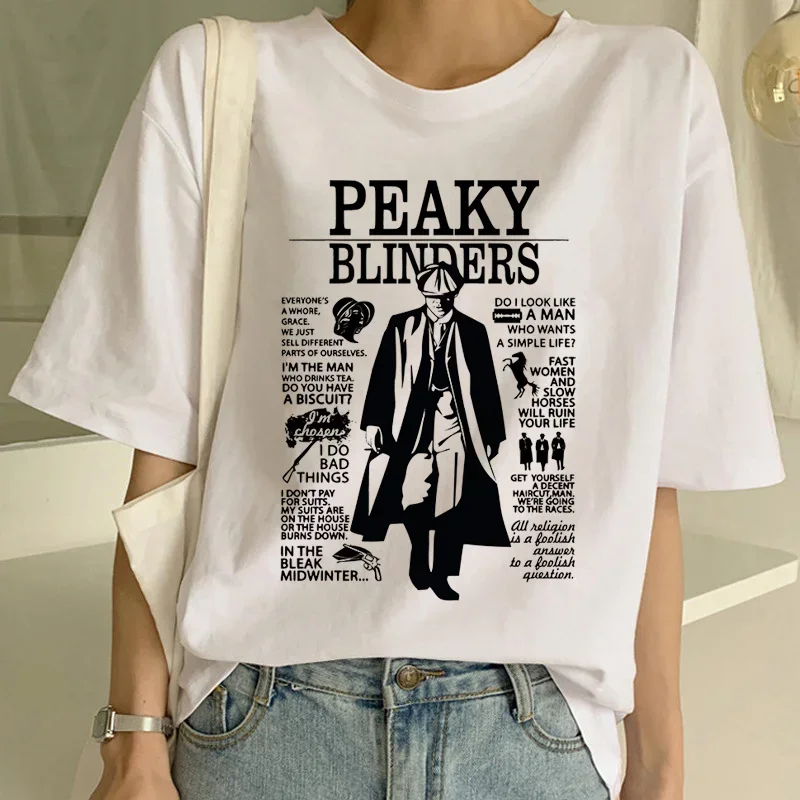 Harajuku Peaky Blinder Women T - огляд і ціна Women'S Fashion Peaky Blinders