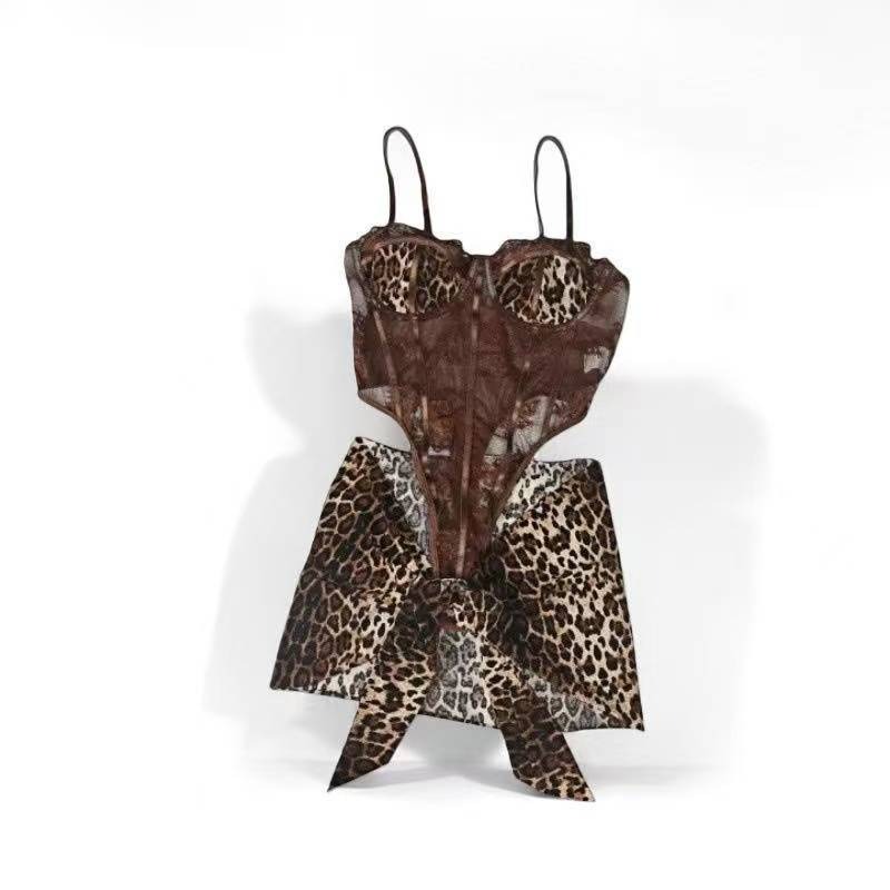 Bar Girl Sexy Leopard Print La - огляд і ціна Printed Wrap Skirt