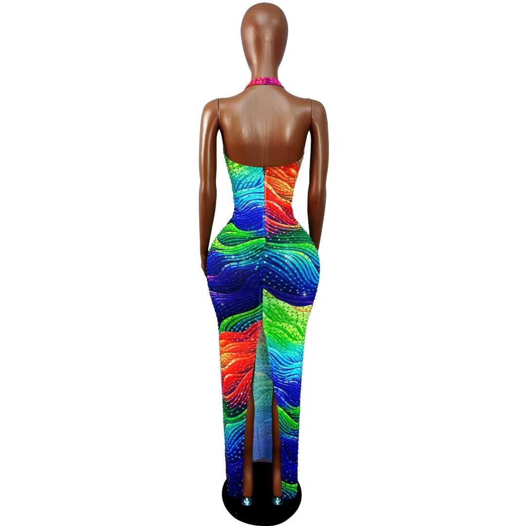 Irregular Line Pattern Designe - огляд і ціна Women Fashion Designer Dresses Photos